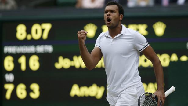Wimbledon - All England Lawn Tennis & Croquet Club Jo-Wilfried Tsonga ist in der Stadthalle mit von der Partie.