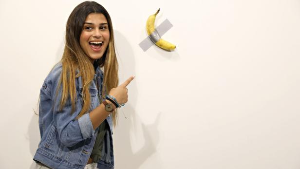 120.000-Dollar-Banane: Jetzt hat sie ein anderer Künstler gegessen