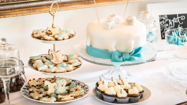 Von der Deko bis zu den süßen und pikanten Snacks war auf Catrin Neumayers Babyparty alles hausgemacht.