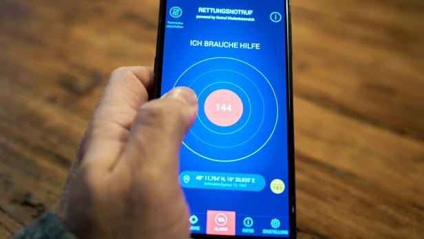 In Wien kann man mit einer neuen Handy-App die Rettung rufen