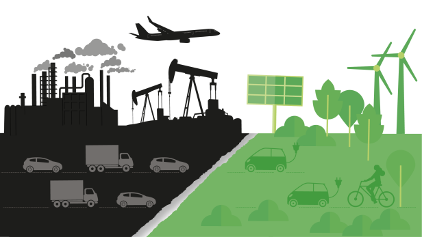 Öl oder öko: Ist unsere Zukunft schwarz oder grün?