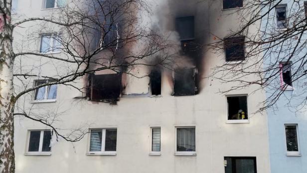 Explosion in Wohnhaus in Ostdeutschland