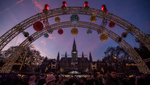 Christmas market in Vienna