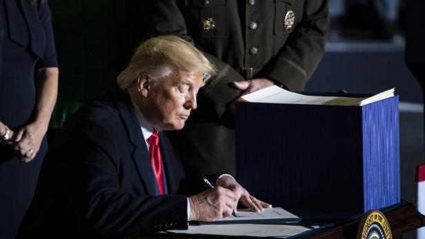 US President Trump signs National Defense Authorization Act for Fiscal Year 2020