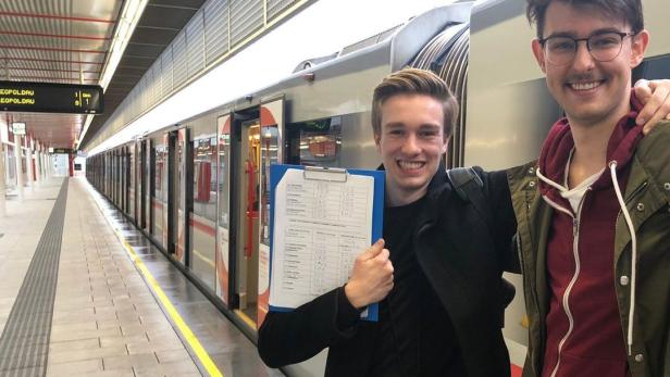 Weltrekord: Wiener fuhr U-Bahnnetz unter vier Stunden ab