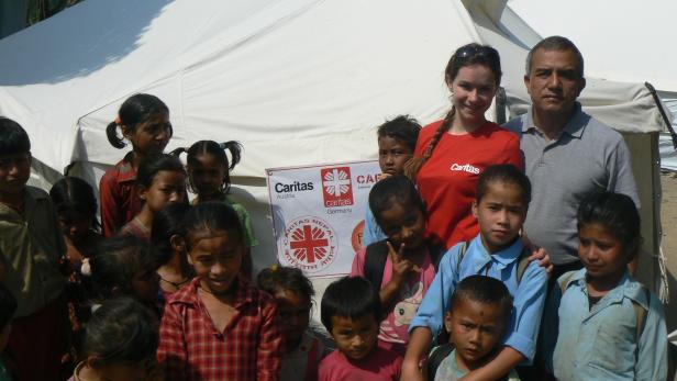 Caritas unterstützt 43.000 Menschen in Nepal