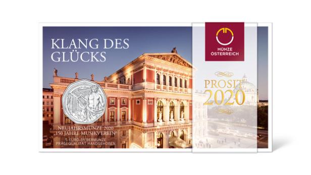 Wertvolle Glücksbringer der Münze Österreich am Silvesterpfad in Wien. Credit: Münze Österreich AG