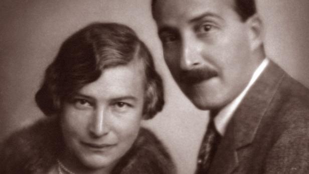 Autor Stefan Zweig mit seiner Frau Friderike