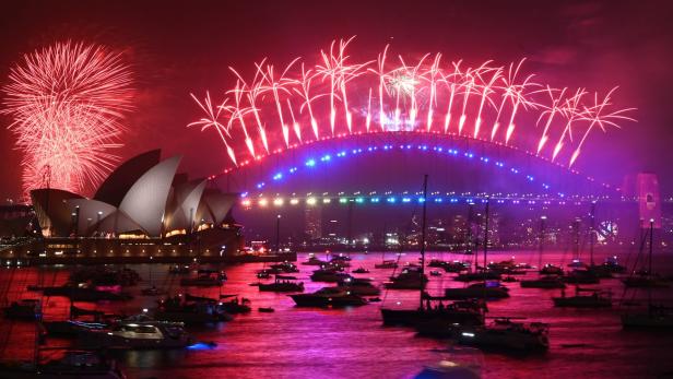 Sydney begrüßte 2020 trotz Buschbränden mit Feuerwerk