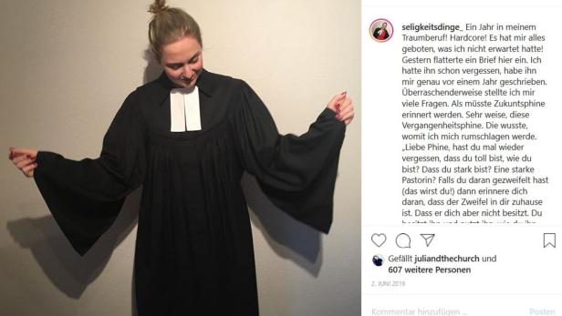 Die Pfarrerin Josephine Teske hat 15.000 Instagram-Abonnenten