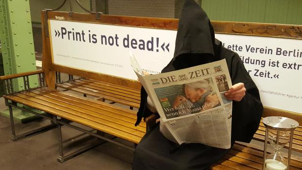 Kommt der Tod gedruckter Zeitungen bald? Oder haben die noch ein wenig Zeit?