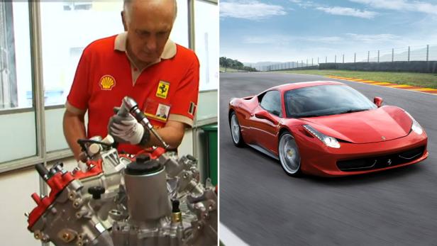 So wird ein Ferrari Motor gebaut