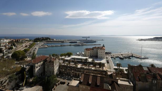 Die kroatische Stadt Split an der Adria gilt als beliebtes Urlaubsziel.