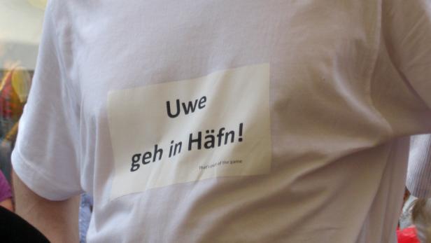 Fall Scheuch: Häfn-Shirt als Knast-Ticket
