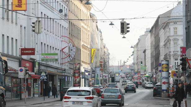 Die Reinprechtsdorfer Straße ist kein Aushängeschild für den Bezirk.