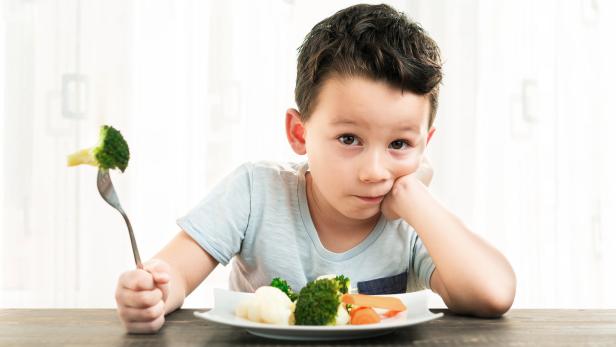 Keine Chance für Brokkoli und Karfiol: Kinder verschmähen gesundes Kohlgemüse besonders oft.