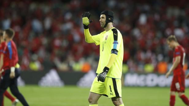 Petr Cech sagt dem Nationalteam Adieu.