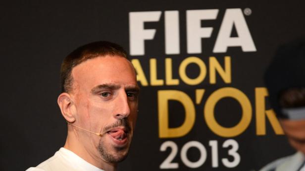Franck Ribéry bei der FIFA Ballon d'Or-Verleihung 2013.
