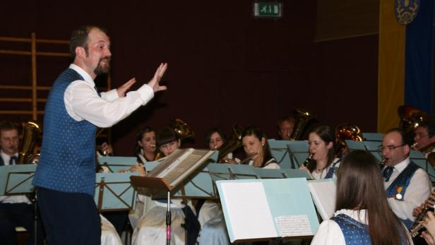 Musikverein Jugendkapelle Eberau feiert 30 Jahre, Kapellmeister Andreas Csencsits