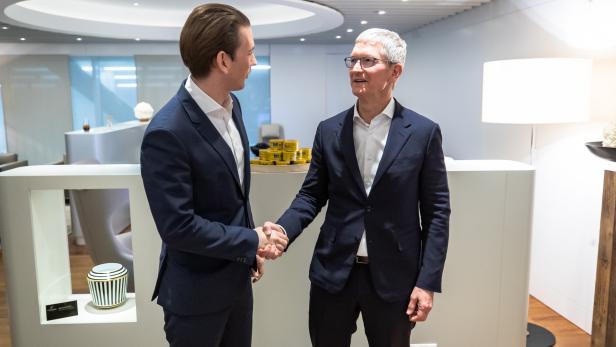 Laut Kanzler Kurz: Apple will 300 Jobs in Österreich schaffen