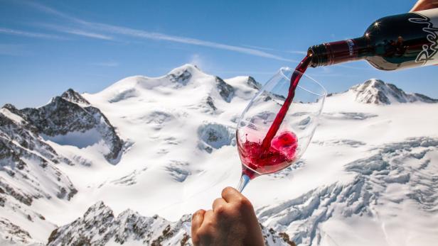 Pitztaler Gletscher: Wie schmeckt Wein auf 3.400 Meter?