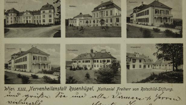 Die Nervenheilanstalt am Rosenhügel wurde von der Rothschild’schen Stiftung errichtet und wird von ihr noch verwaltet