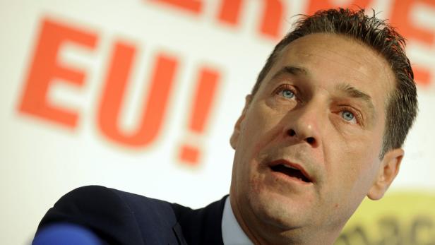 FPÖ Parteichef Heinz-Christian Strache