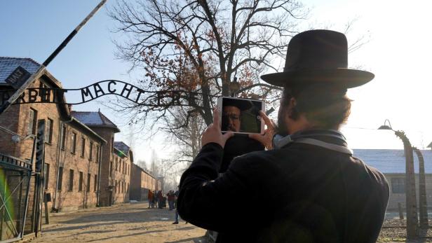Gedenk-Feier zur Befreiung vom Konzentrations-Lager Auschwitz