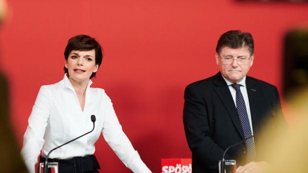 SP-Vorsitzende Pamela Rendi-Wagner und FSG-Chef Rainer Wimmer