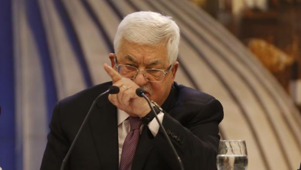 Abbas kündigt "Abbruch der Beziehungen" zu Israel und USA an