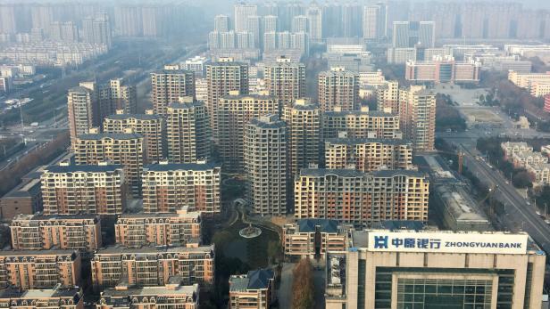 Gesichtslose Wohntürme in Xuchang, einer Universitätsstadt mit mehr als vier Millionen Einwohnern.