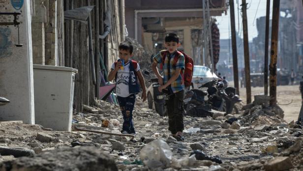 Nach der Terrorherrschaft des IS liegt die irakische Metropole Mossul in Trümmern
