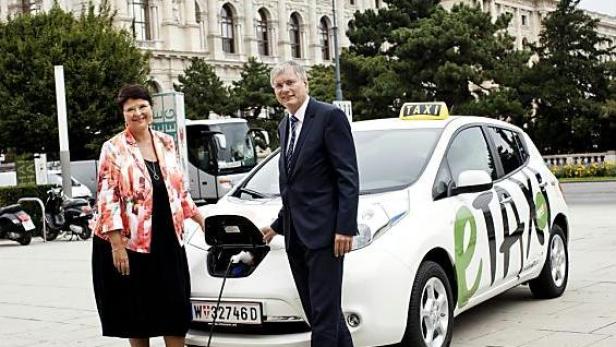 Strom statt Benzin: Wien forciert E-Taxis