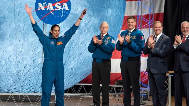 NASA-Abschlussfeier am 10. Jänner im Johnson Space Center in Houston/Texas.