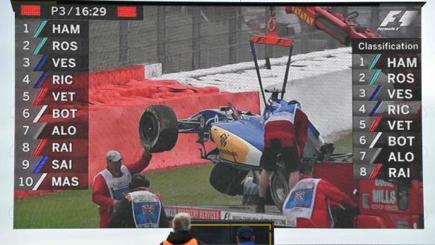 Der Unfall von Marcus Ericsson sah heftig aus.