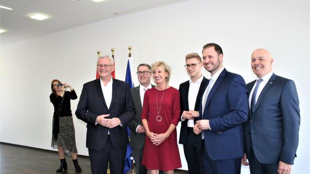 Die neue Führung der ÖVP Burgenland nach dem Rücktritt von Thomas Steiner