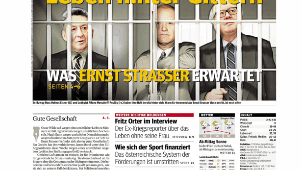 Schlagzeile vom 19.10.2014Leben hinter GitternKurier