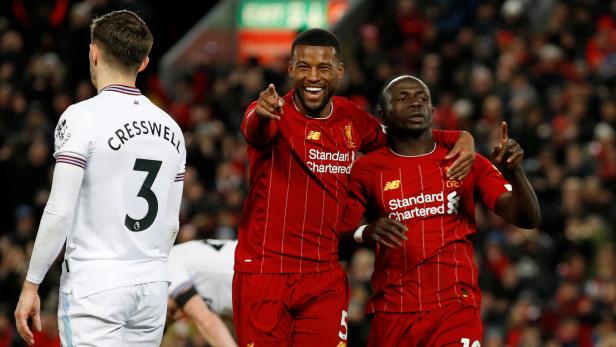Liverpool dreht Rückstand gegen West Ham und gewinnt