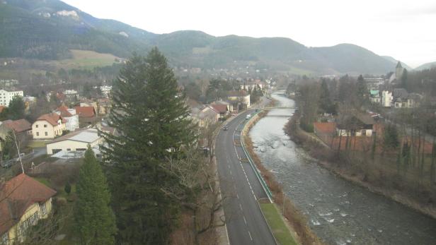 Molden im Ohr und Blick aus dem Fenster, bevor mein Zug den Semmering hinaufklettert