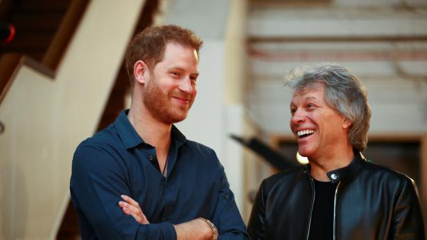 Prinz Harry sang mit Jon Bon Jovi in den Abbey-Road-Studios