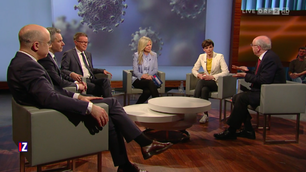 ORF-Talk: "Drei Politiker und sie gehen sich nicht an den Hals"