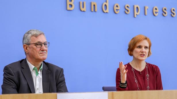 Bernd Riexinger (links)