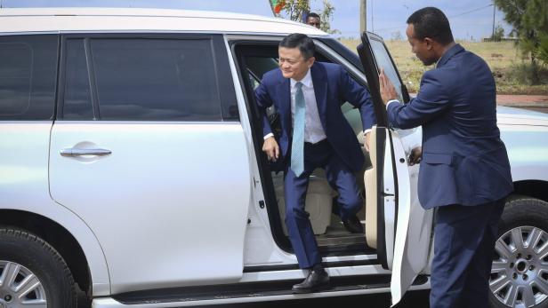 Alibaba-Chef (55) bei einem Besuch in Äthiopien