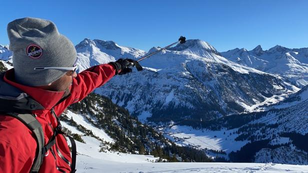Pirvatskilehrer Bernhard Huber kennt den Arlberg wie seine Westentasche.