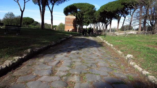 Tomba Barberini im Appia Antica Archaeological Park in Rom