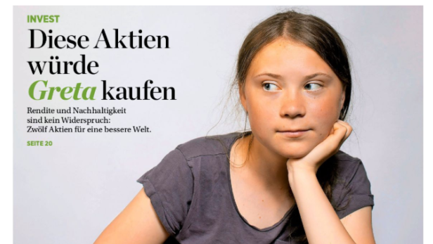 Ringier will Frauen in den eigenen Medientiteln sichtbarer machen. Bei der Handelszeitung war etwa Greta Thunberg Anfang Jänner am Cover.