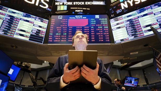 New York Stock Exchange Coronaviurus reaction