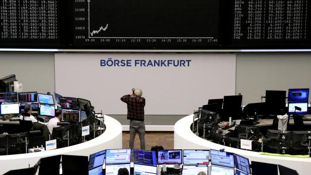 Der deutsche Aktienindex DAX wird an der Frankfurter Börse abgebildet.