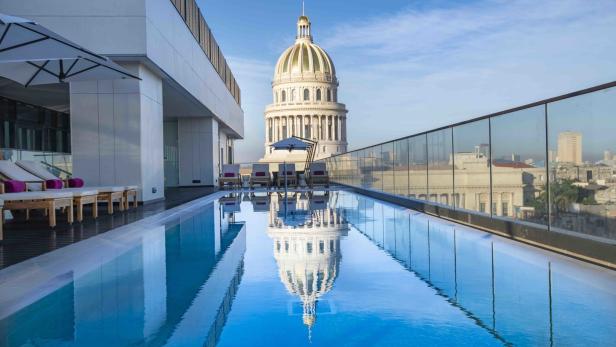 Hotel Bristol neu in Havanna: Art déco und Dachpool