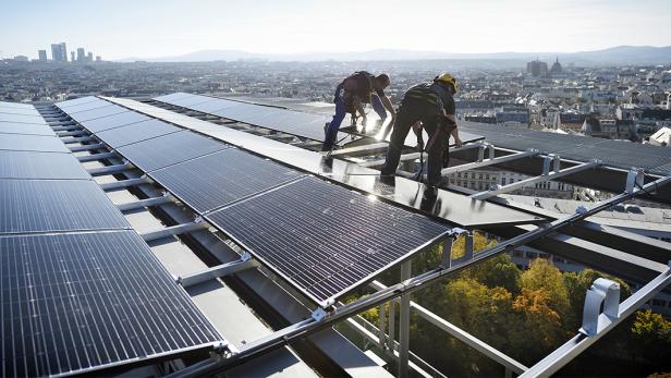 In Wien ist die Solarkraft die am besten geeignete erneuerbare Energieform